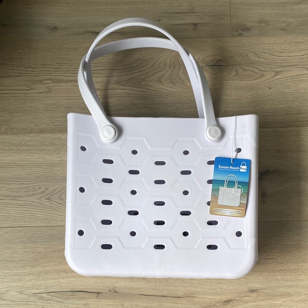 White Waterproof Tote Bag BNWT